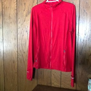 VIctoria’s Secrer red athletic zip up